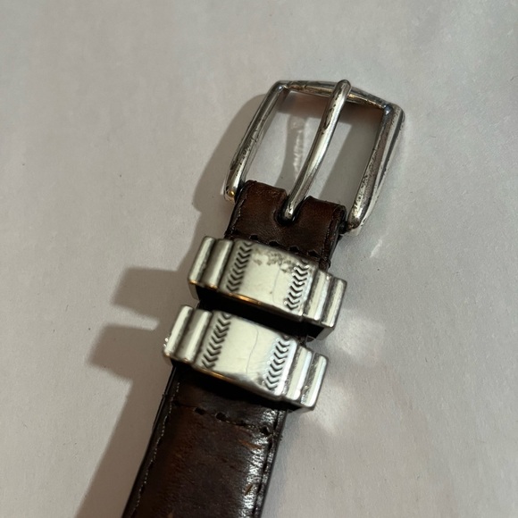 Golf Top Grain Brown western Leather Ranch Club Belt Size 42 AML3000 - Picture 15 of 15